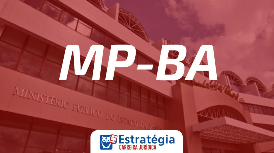 Banca definida para MP BA Promotor!