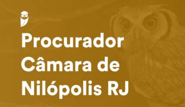 Concurso Procurador Câmara de Nilopolis RJ