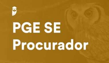 Concurso PGE SE Procurador Jurídico