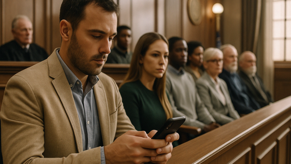 Anulação do júri por uso de celular