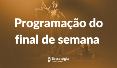 Programação do fim de semana