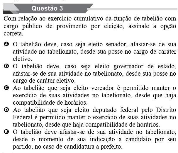 Recurso para questão 3 da prova Cartórios TJMT